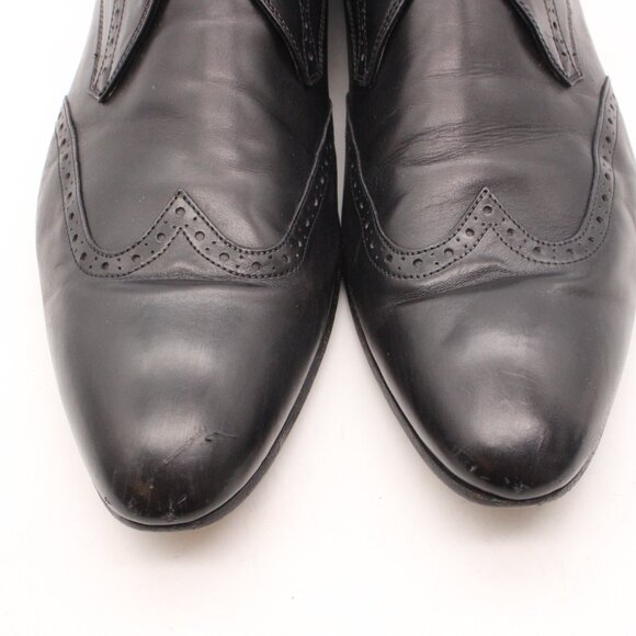 Paul Smith Brogue Men\'s Size EU 45 Wingtip Black Leather Oxford Dress Shoes main image 7
